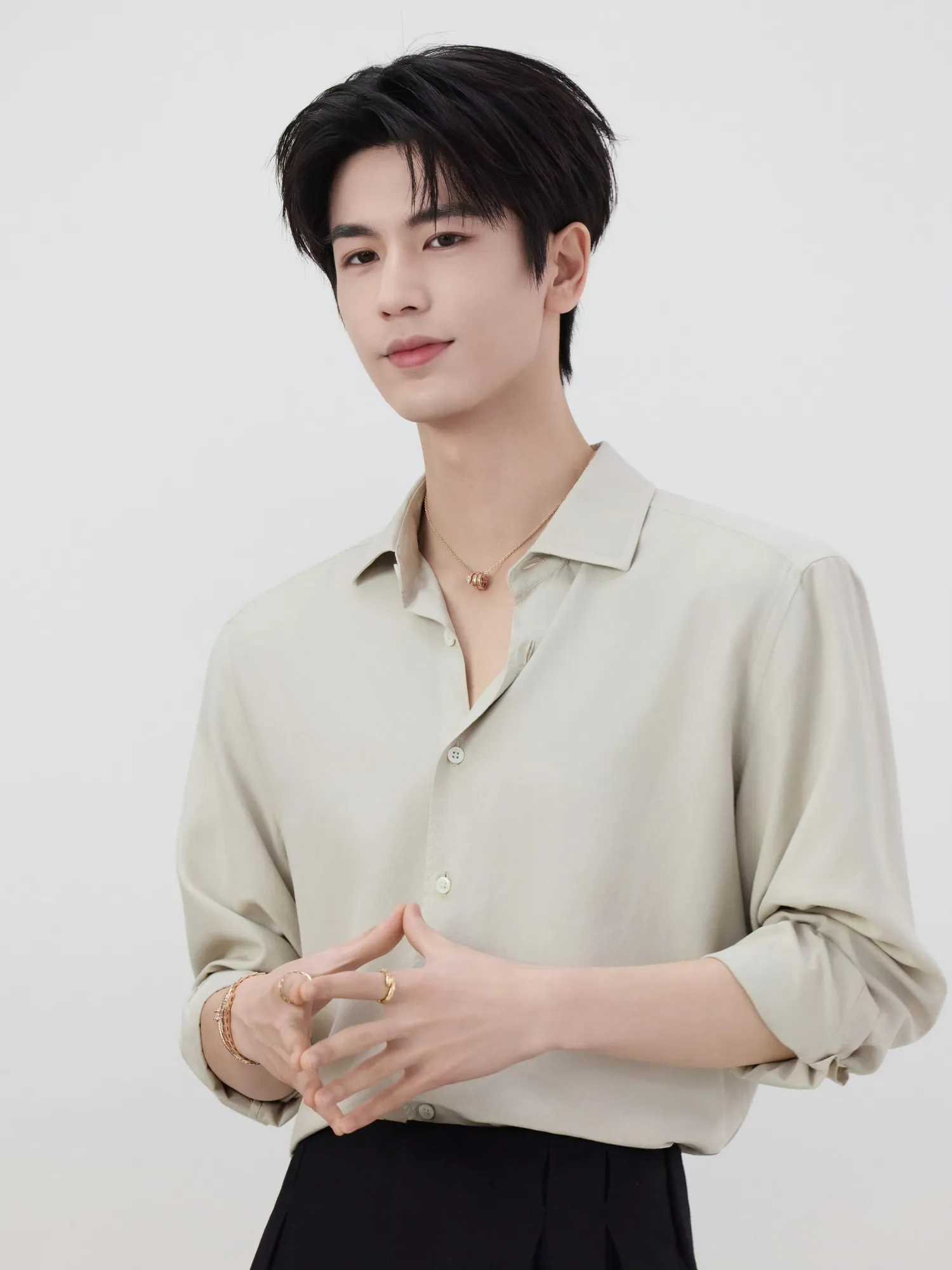 Zhang Linghe saat online event Bvlgari (credit: Weibo)