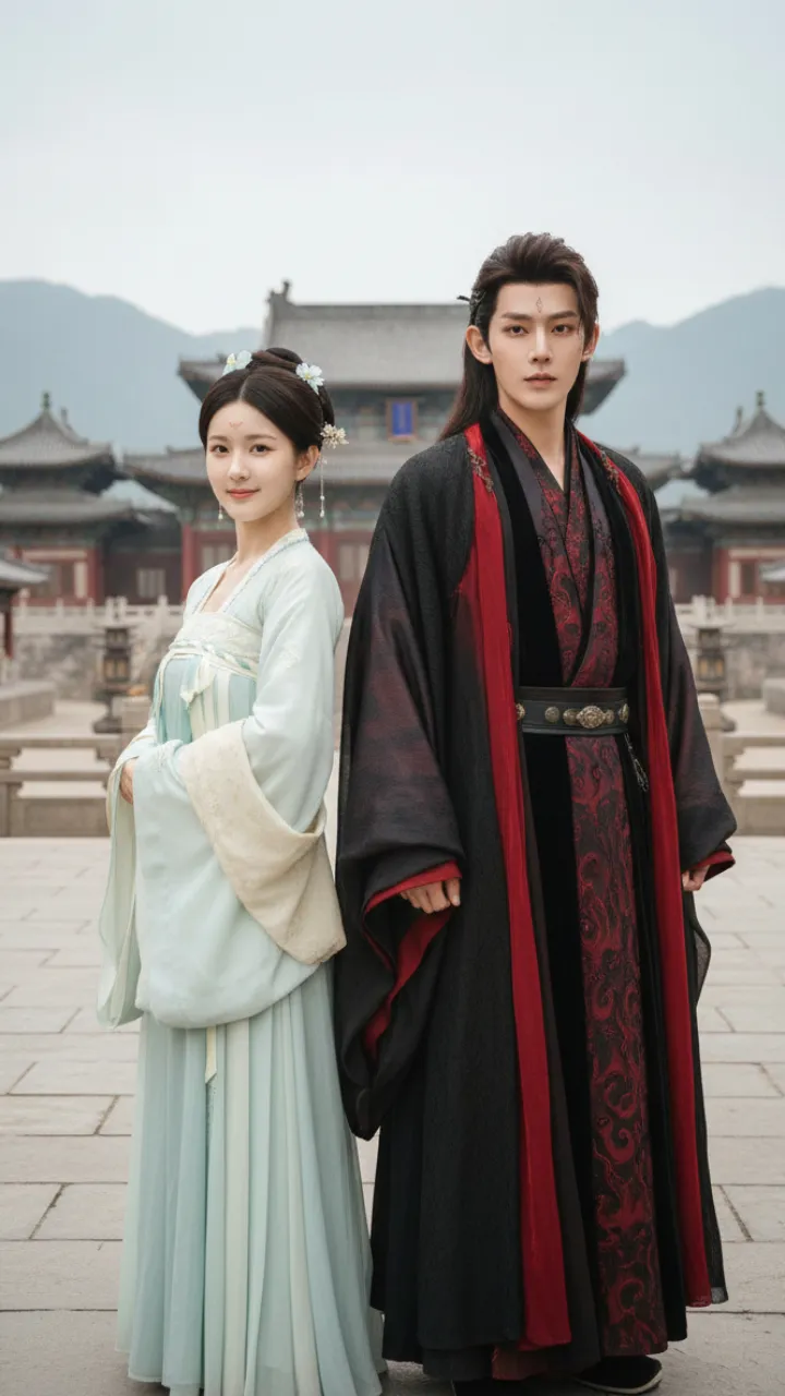 Zhao Lusi dan Deng Wei - created by AI