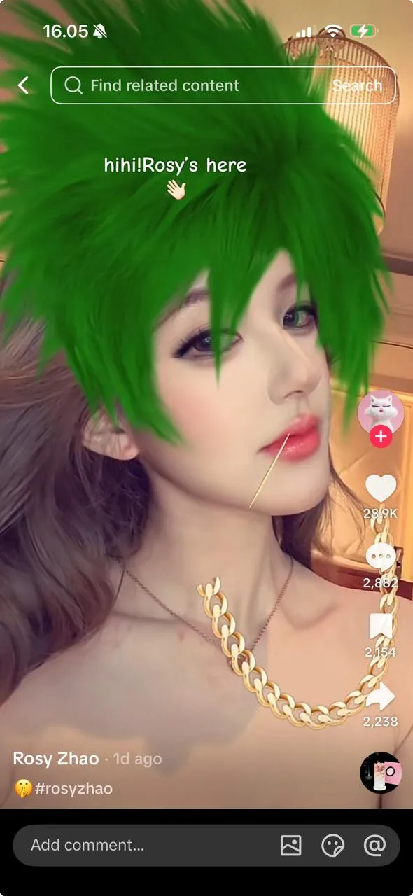 Zhao Lusi - tiktok.com/@lusizhao.rosy09