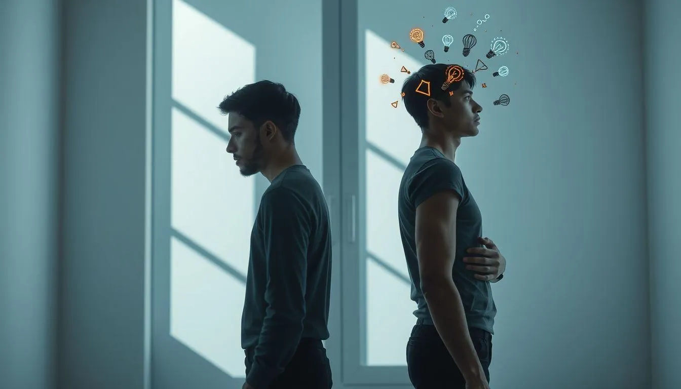 Gemini: Terpecah Antara Dua Sisi Kepribadian (c) Ilustrasi AI