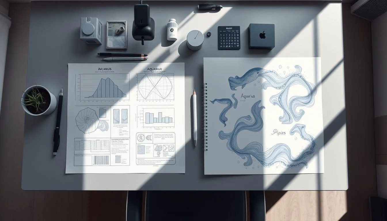 Aquarius dan Pisces: Terorganisir dengan Cara Unik (c) Ilustrasi AI