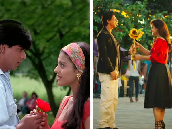SRK Beri Bunga Cantik ke Kajol