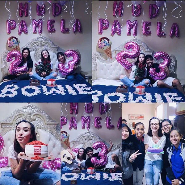 Pamela Bowie rayakan ulang tahunnya yang ke-23 © Instagram.com/pammybowie