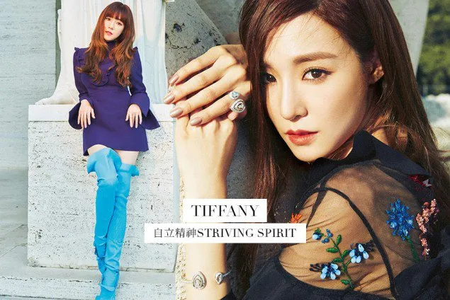 Penampilan elegan Tiffany Girls Generation. ©Elle