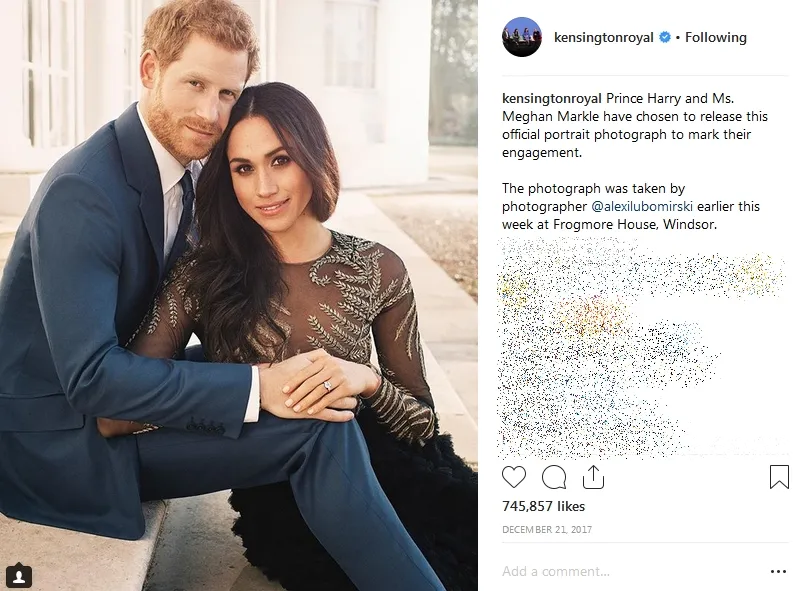 Pangeran Harry dan Meghan Markle ©instagram/kensingtonroyal