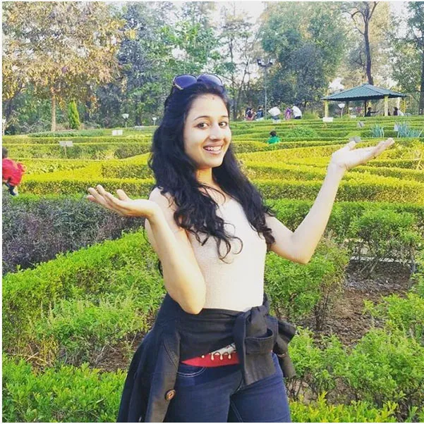Usai laut, taman jadi pilihan kedua liburan Paridhi Sharma © Instagram.com/paridhiofficial