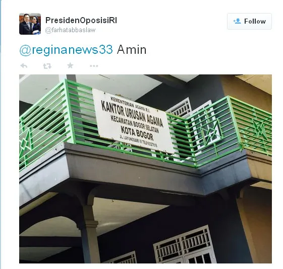 Twitter Farhat Abbas @foto: twitter.com/farhatabbaslaw