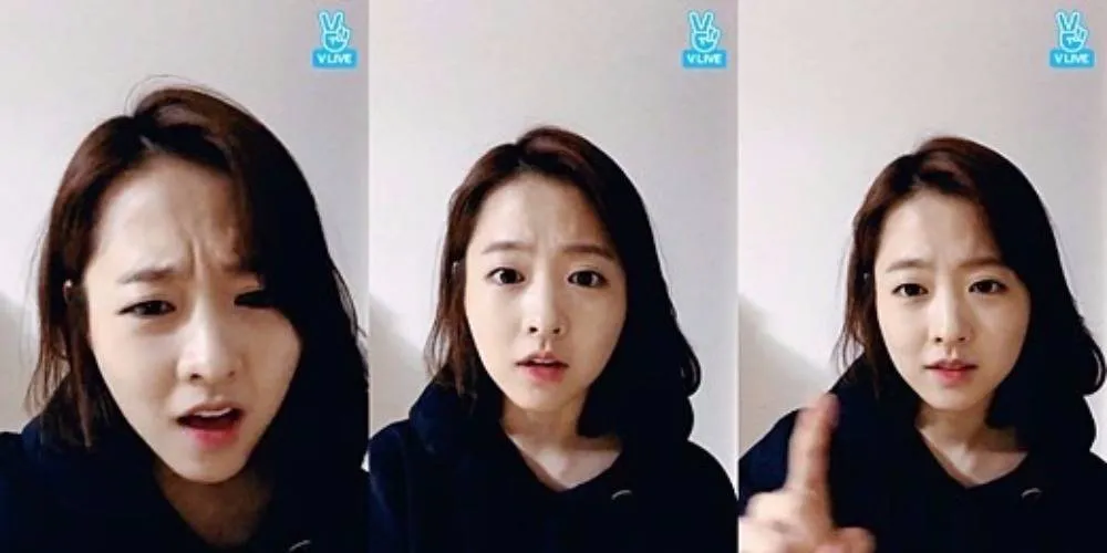 Park Bo Young saat memarahi penggemar © V Live