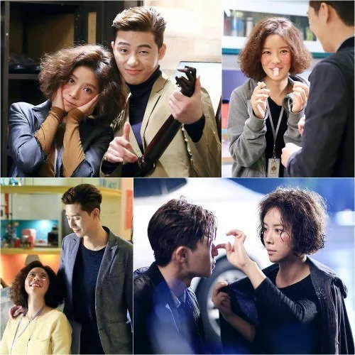 Park Seo Jun dan Hwang Jung Eum yang tetap mesra meski sedang jeda syuting. ©allkpop.com