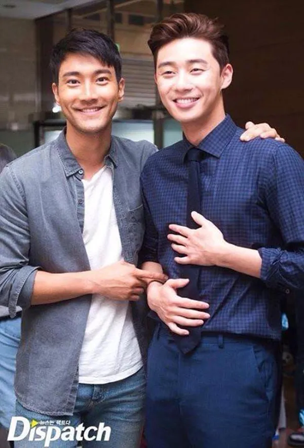 Park Seo Jun yang bisa bersinar dalam dunia drama berkat bantuan Kim Soo Hyun. ©dispatch.co.kr