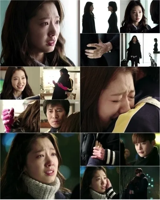 Park Shin Hye yang terus-menerus terlihat menangis di episode 17 Pinocchio. @kdramastars.com