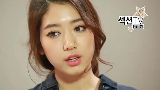 Park Shin Hye saat menjadi bintang tamu dalam MBC TV Sectin @soompi.com