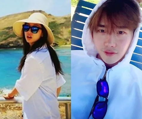 Park Shin Hye dan Lee Jong Suk kedapatan memakai barang yang sama. ©istimewa