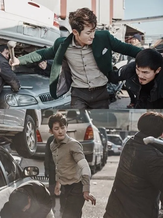 Park Si Hoo dalam drama Neighborhood Hero. (credit: Allkpop)