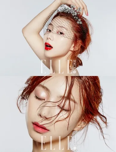 Pesona Park Soo Jin dalam majalah Elle edisi Mei. ©elle