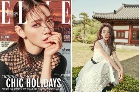 Masih bisa mengenali Park Shin Hye? © Elle Magazine