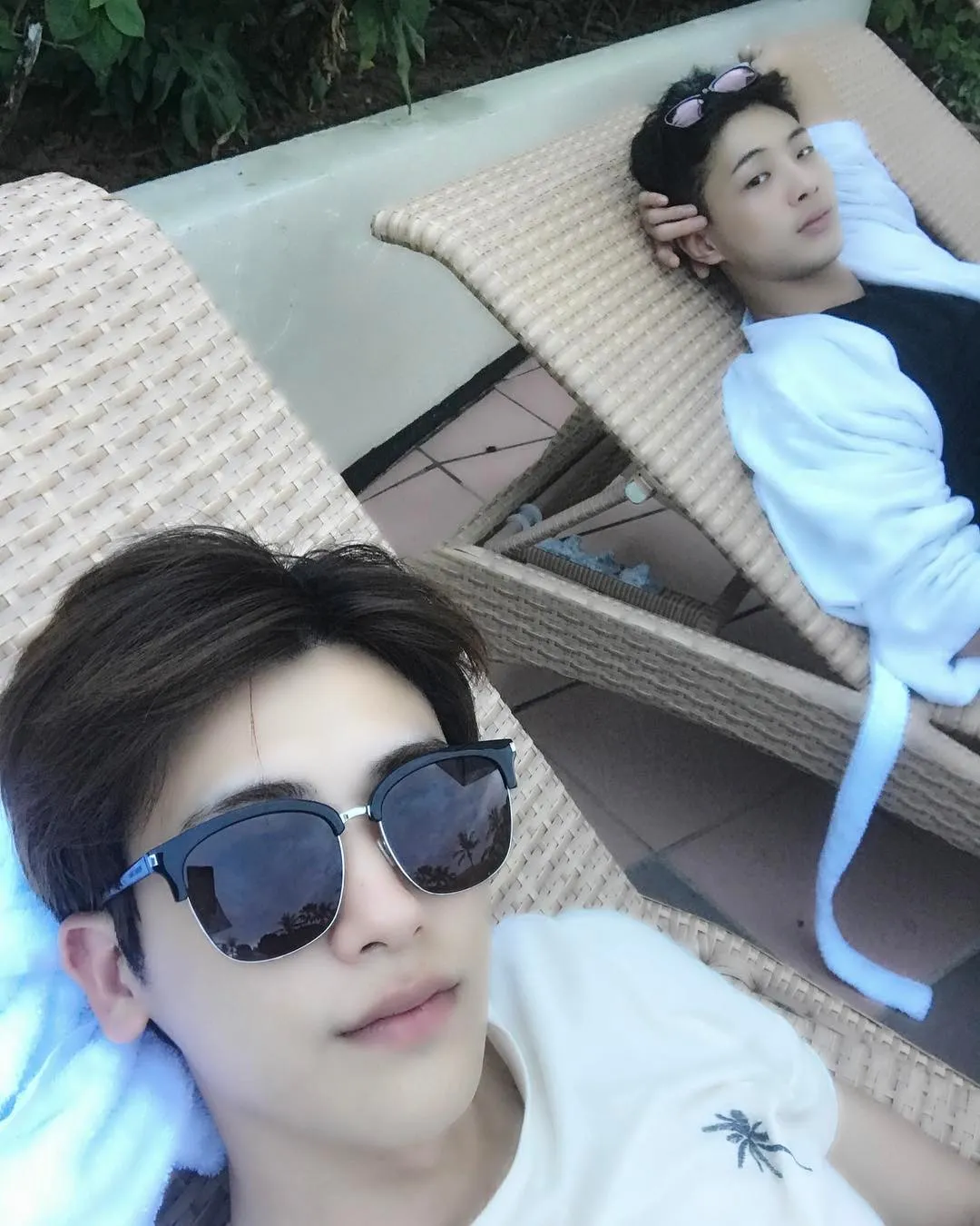 Bromance Ahn Min Hyuk dan Guk Doo lanjut ke dunia nyata © instagram.com/phs1116