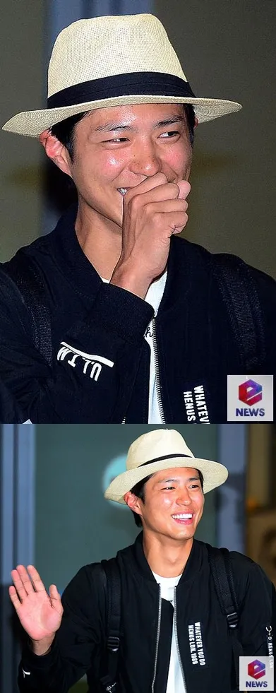 Park Bo Gum tiba di Korea pulang dari syuting di Afrika. © E News
