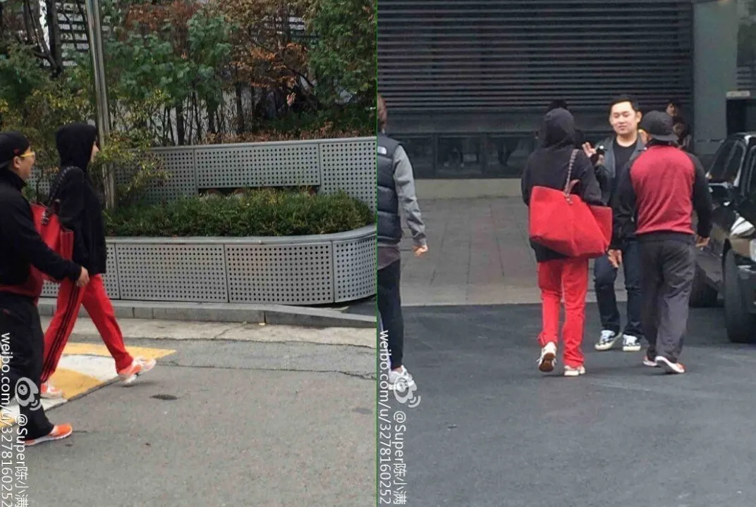 Park Bom terlihat di kantor YG kemarin (10/11). © koreaboo.com