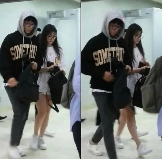 Park Bo Gum dan Kim Yoo Jung di Bandara Cebu. ©allkpop.com