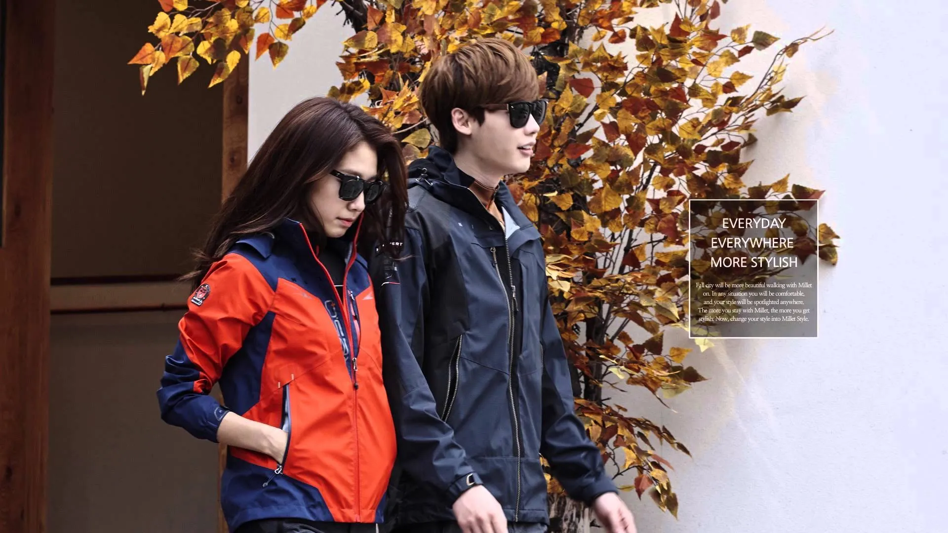 Lee Jong Suk dan Park Shin Hye bersama lagi dalam kesempatan sebagai model Millet. ©Millet