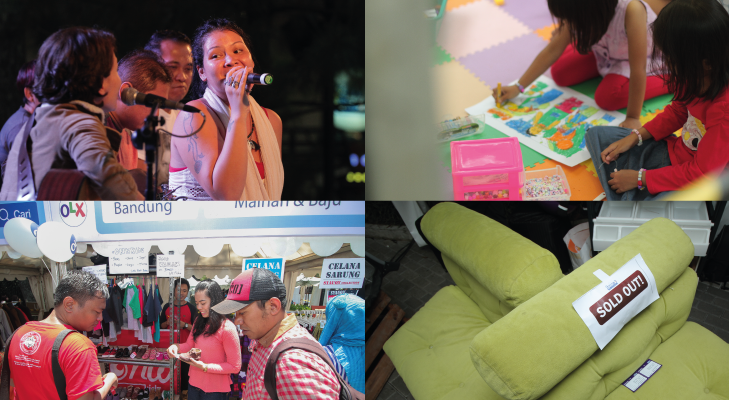 Meriahnya Pasar OLX Bandung