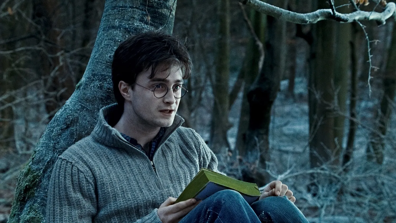 Daniel dalam salah satu adegan HARRY POTTER AND THE DEATHLY HALLOWS @ istimewa