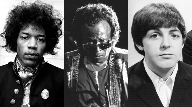 Jimi Hendrix, Miles Davis dan Paul McCartney @ music.yahoo.com