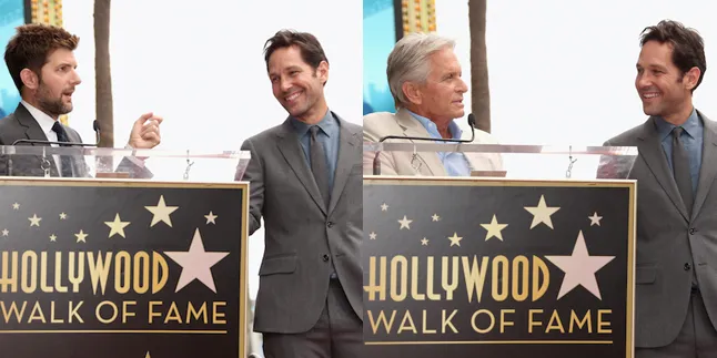 Michael Douglas dan Adam Scott dukung Paul di hari bahagianya/©Walt Disney Studios Publicity