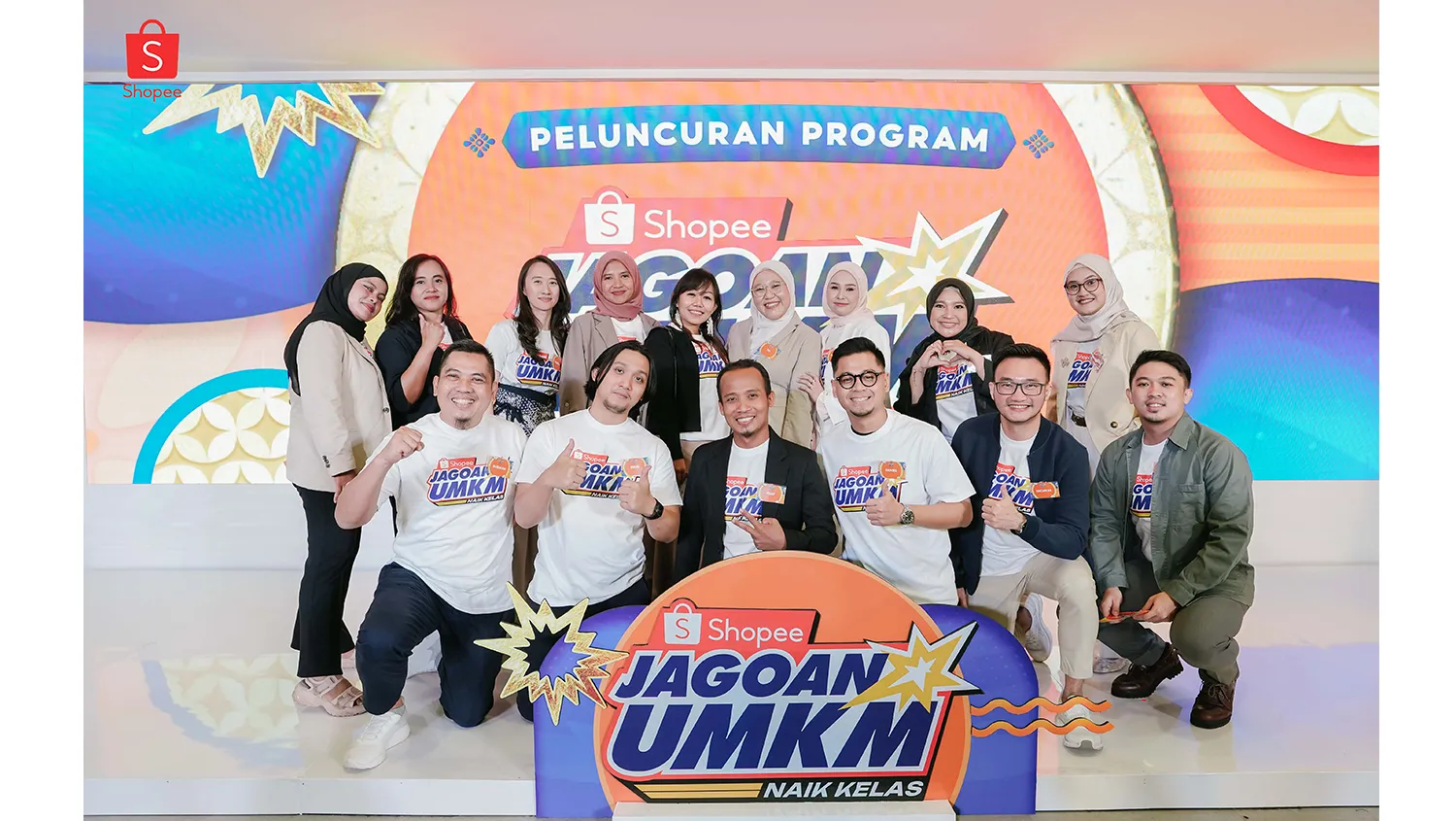 Peluncuran Shopee Jagoan UMKM Naik Kelas, sebuah program kompetisi bagi pengusaha UMKM yang hadir dalam format reality show. (Sumber: Istimewa)