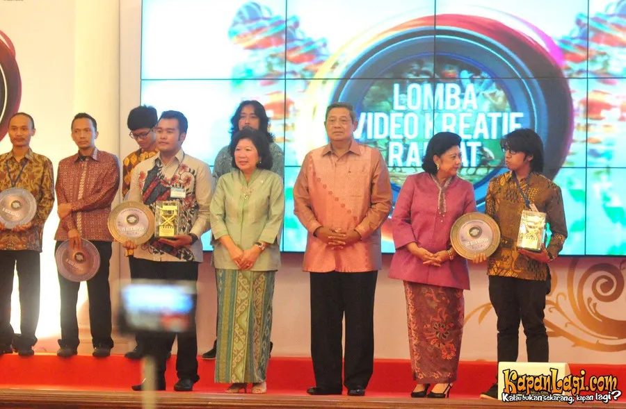 SBY berikan penghargaan untuk sosok yang mampu membuat video kreatif.