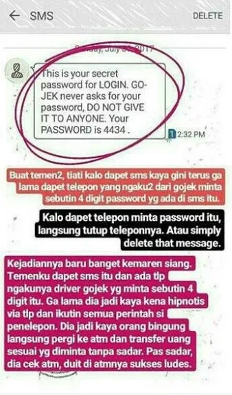 Seorang teman korban berbagi kisah di Instagram soal modus penipuan baru dengan verifikasi akun ojek © instagram.com/dramaojol.id