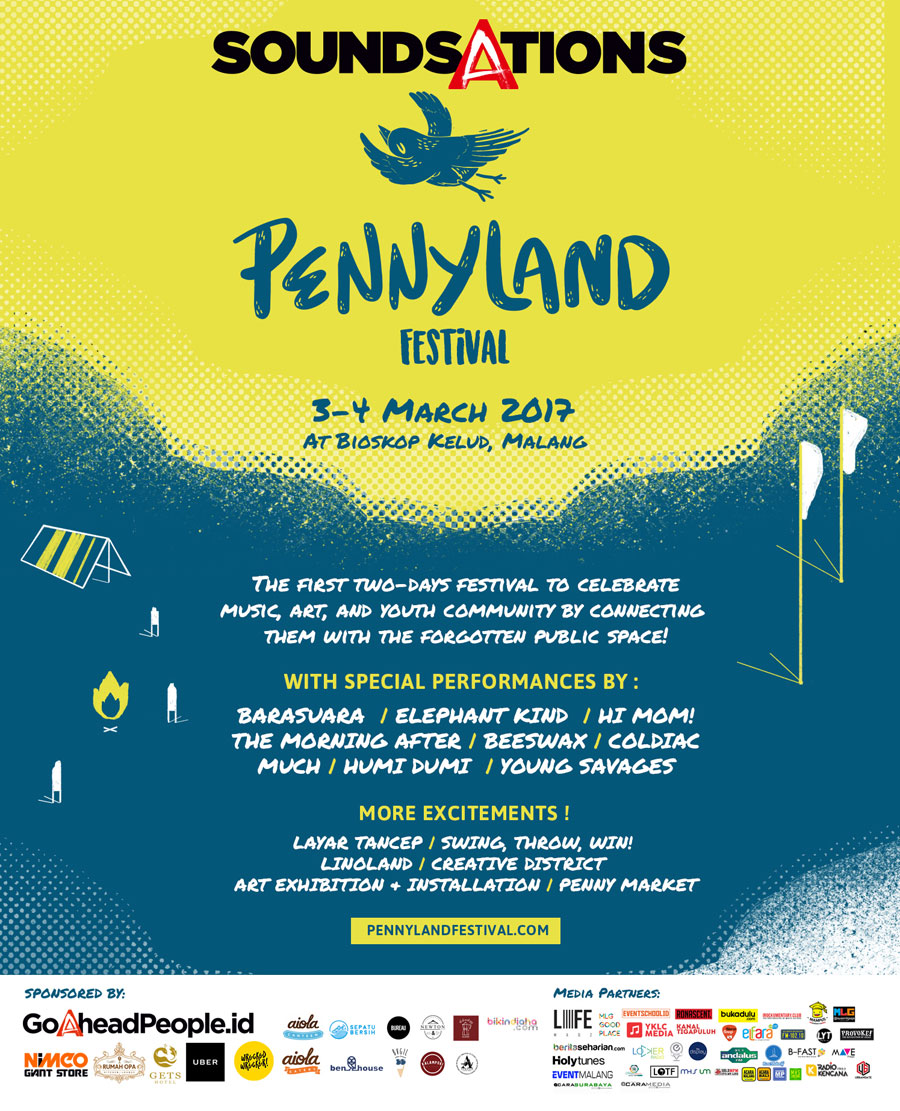 'Pennyland Festival', tawarkan keriaan sambil merayakan musik dan seni di ruang terbuka bersejarah © pennylandfestival.com