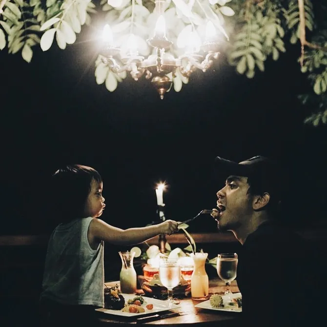 Ayudia maupun Ditto berikan doa yang terbaik untuk Sekala (credit: instagram.com/dittopercussion)