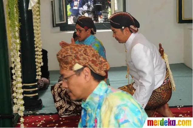 Ijab kabul Gusti Kanjeng Ratu Hayu dan Kanjeng Pangeran Haryo Notonegoro