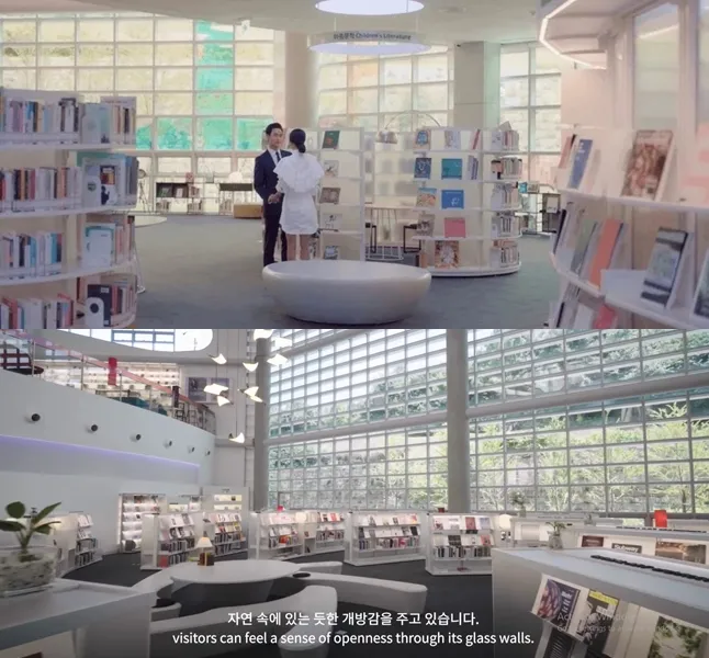 Drama IT'S OKAY TO NOT BE OKAY (credit: soompi.com, Seoul Int'l Book Fair YouTube)