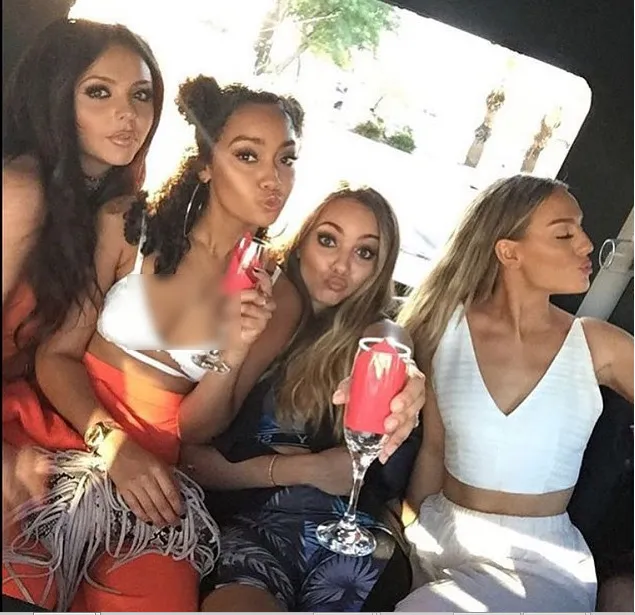 Perrie Edwards pesta di Vegas @foto: Official ©Instagram Perrie Edwards