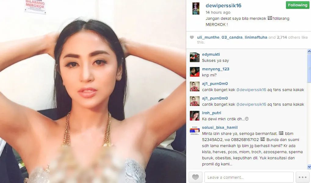 Dewi Perssik @foto: Instagram.com/dewiperssik16