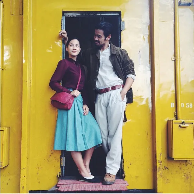 Pevita Pearce - Chico Jericho @foto: Official Instagram Pevita Pearce