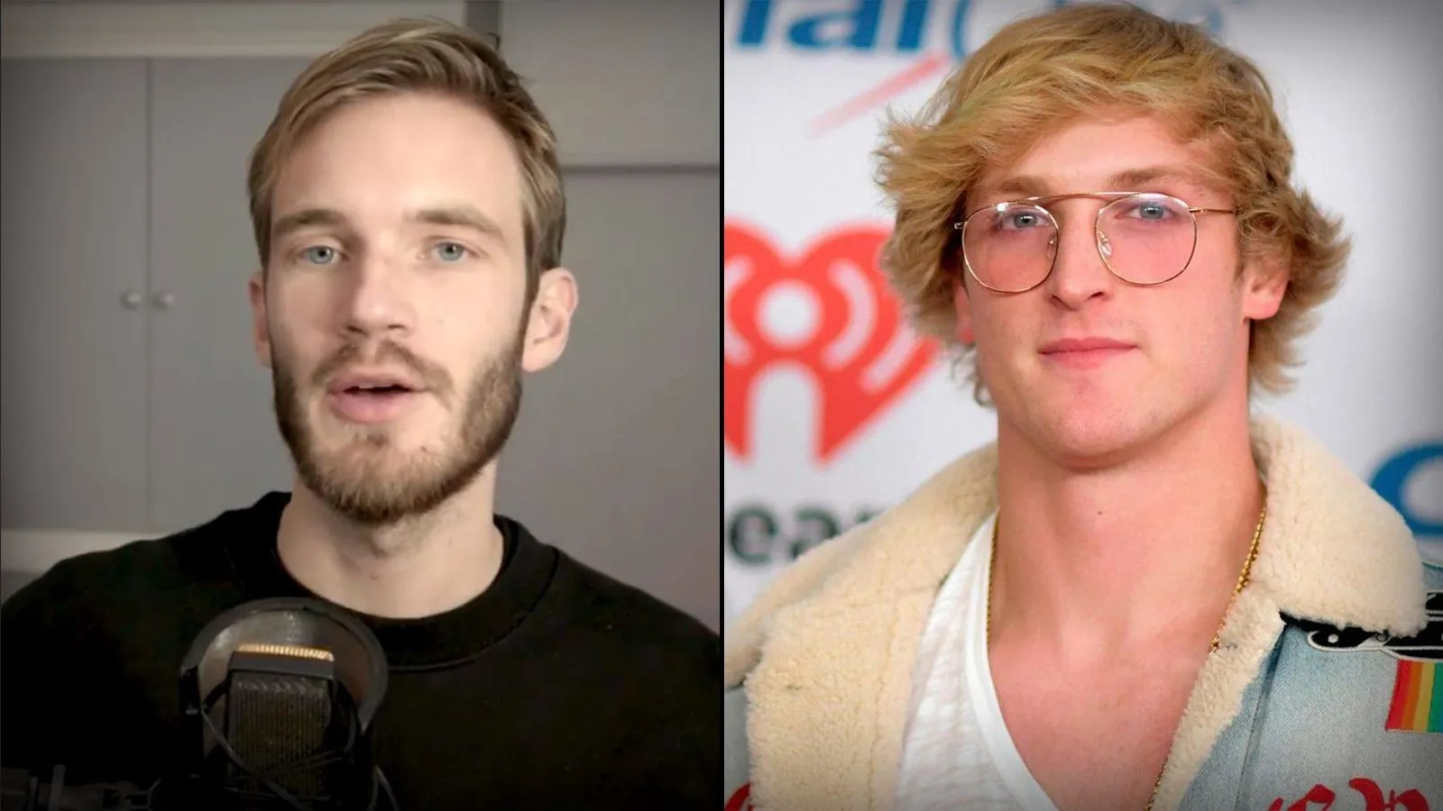 Pewdipie & Logan Paul © dexerto