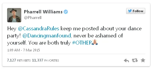 © Pharrell Williams Official Twitter