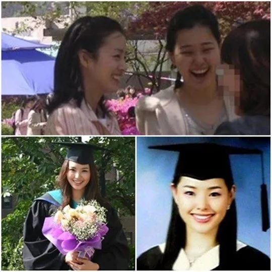 Kim Tae Hee dan Honey Lee ketika masih kuliah © Hancinema.net