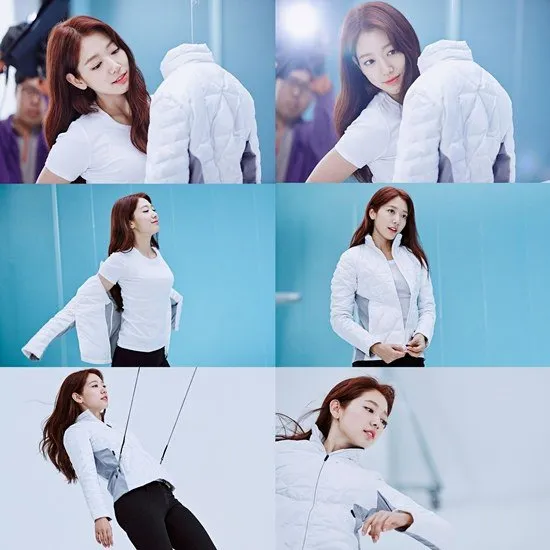 Park Shin Hye dalam pemotretan © Millet