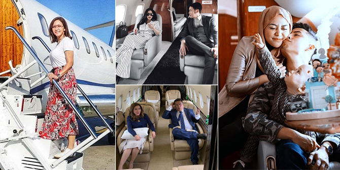 10 Photos of Indonesian Artists on Private Jets, from Syahrini to Maia Estianty