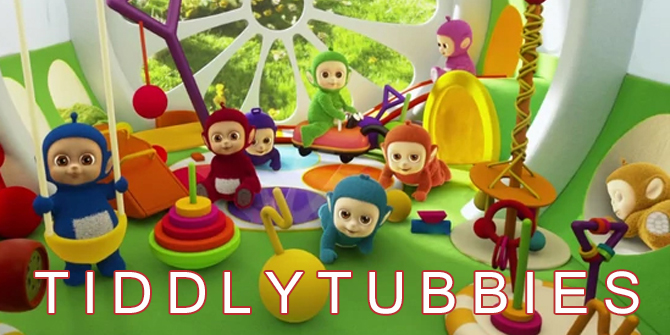 10 Photos of Teletubbies Babies, Some Like Sleeping and Playing Musical Instruments