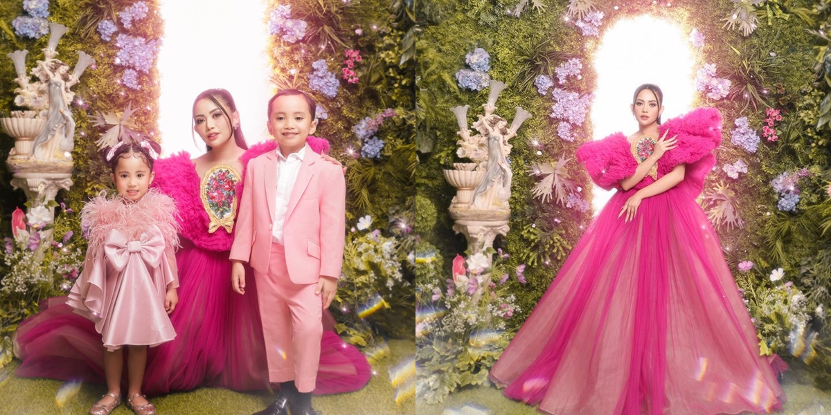 10 Latest Family Portrait Photos of Rachel Vennya, Looking Like a Fairy Tale Royal Family in Super Grand Dresses - Little Chava Steals the Spotlight