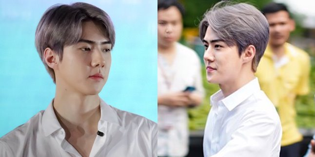 10 Handsome Photos of Sehun EXO with New Silver Hair, Making Hearts Melt!