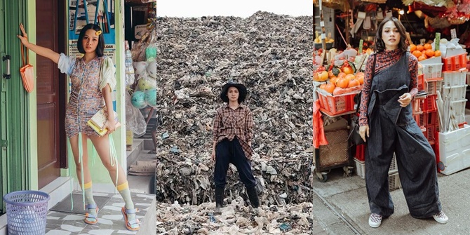 10 Photos of Andien's Photoshoot in Unusual but Aesthetic Places, from Photocopy Shops to Trash Dumps