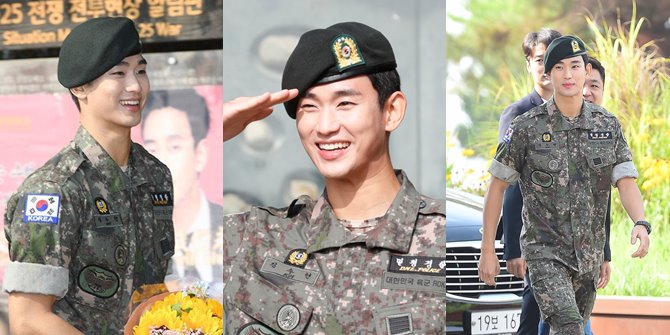 10 Photos of Kim Soo Hyun Returning from Mandatory Military Service, Still Handsome