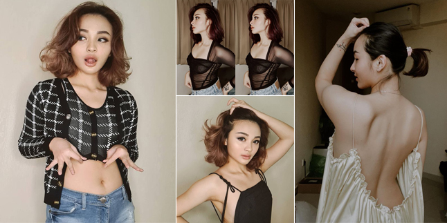 10 Controversial Photos of Revina VT, Former Young Lex Girlfriend, Showing Open Back and Boldly Going Braless and Wearing Transparent Clothes